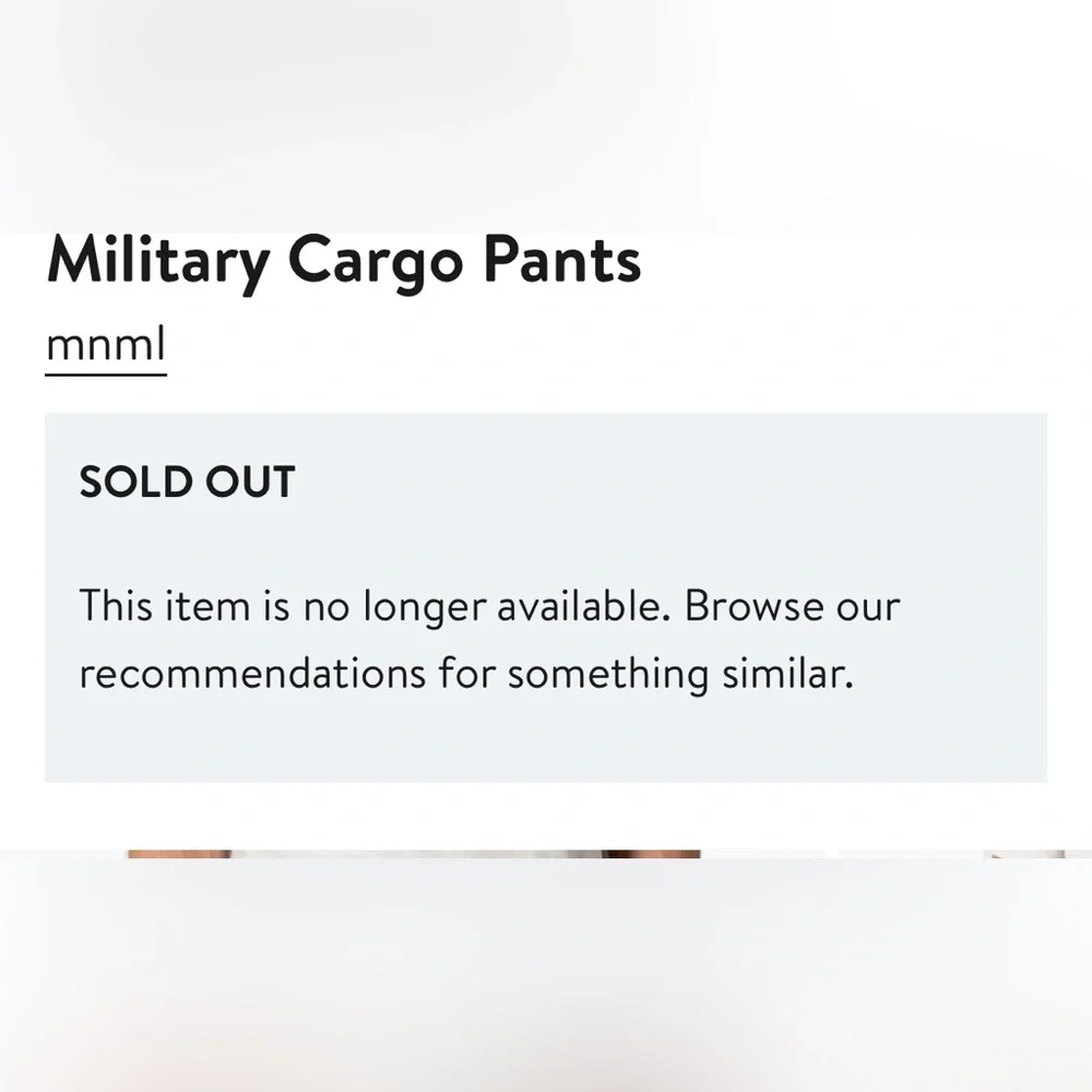 MNML Military Cargo Pants - Picture 9 of 9